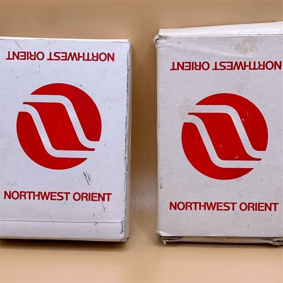 Vintage Northwest Orient Airlines Collectible Playing Cards Deck - Picture 2 of 10